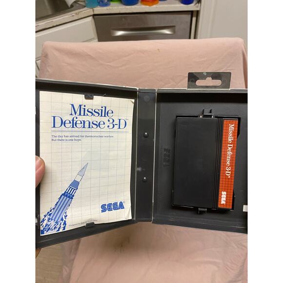 Missile Defense 3-D Case (Sega Master System, 1987) CIB - Picture 3 of 3